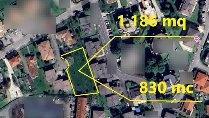 CONEGLIANO - LOTTO EDIF - 1.186 mq / 830 mc